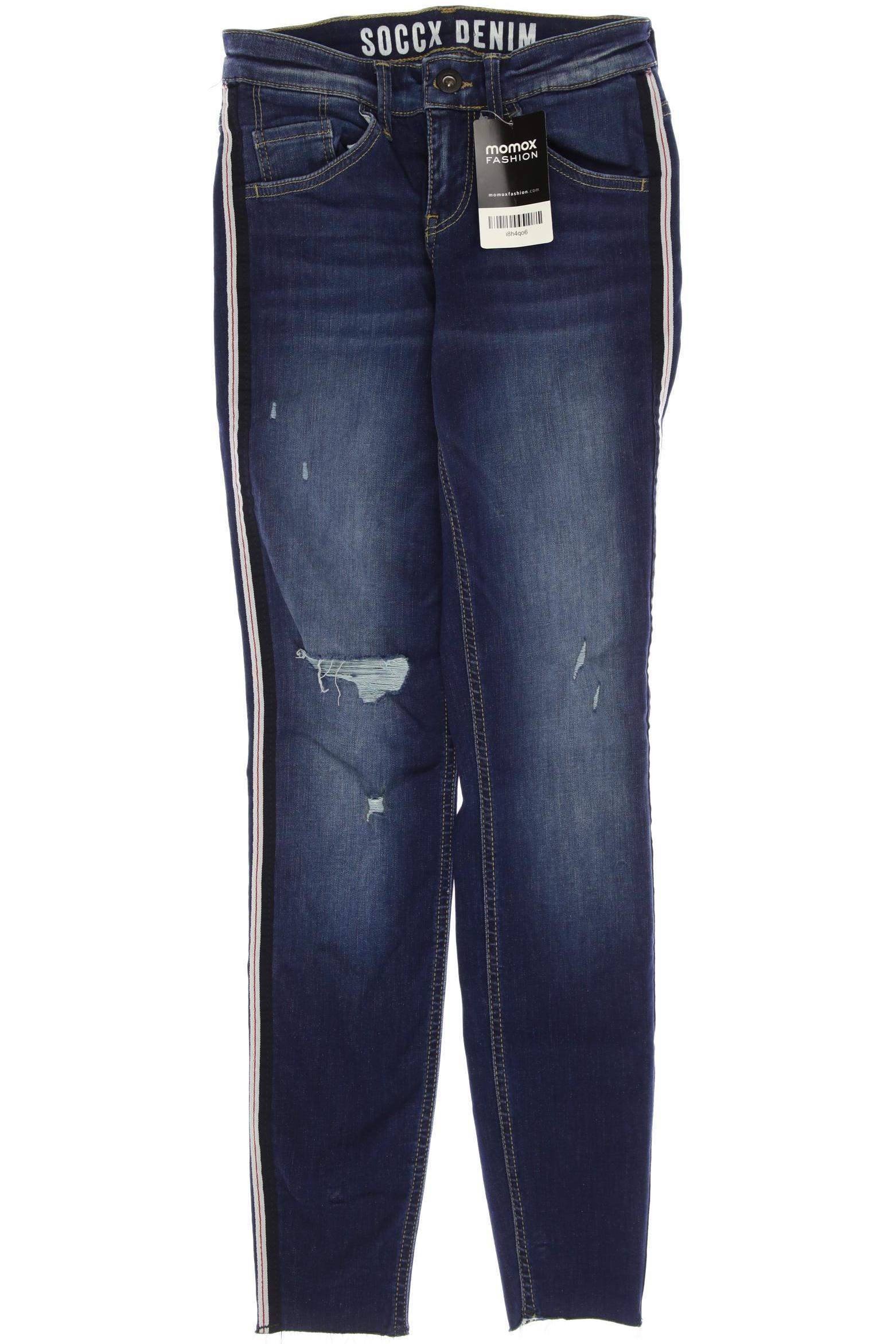 SOCCX Damen Jeans, marineblau von SOCCX