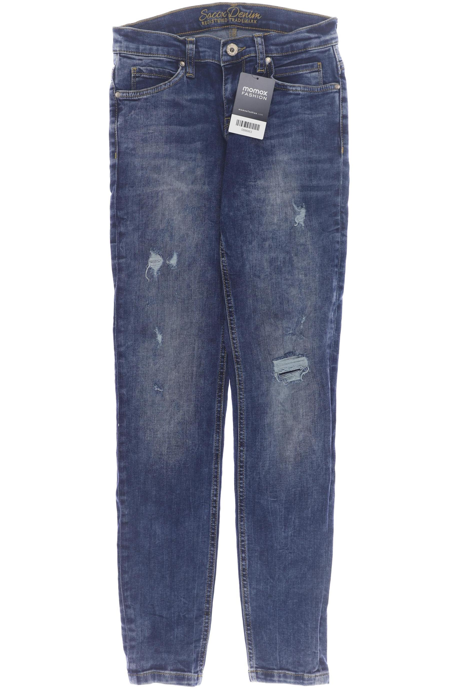 SOCCX Damen Jeans, marineblau von SOCCX