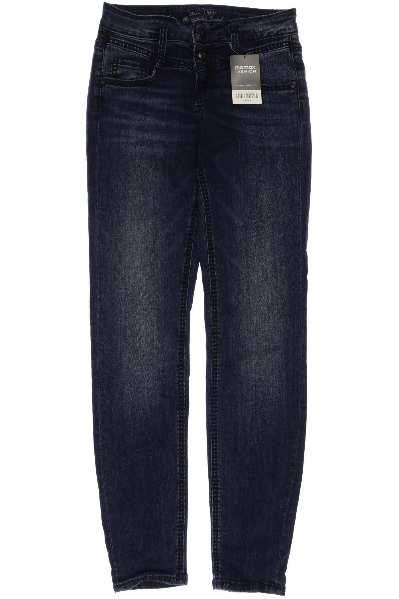 SOCCX Damen Jeans, marineblau von SOCCX