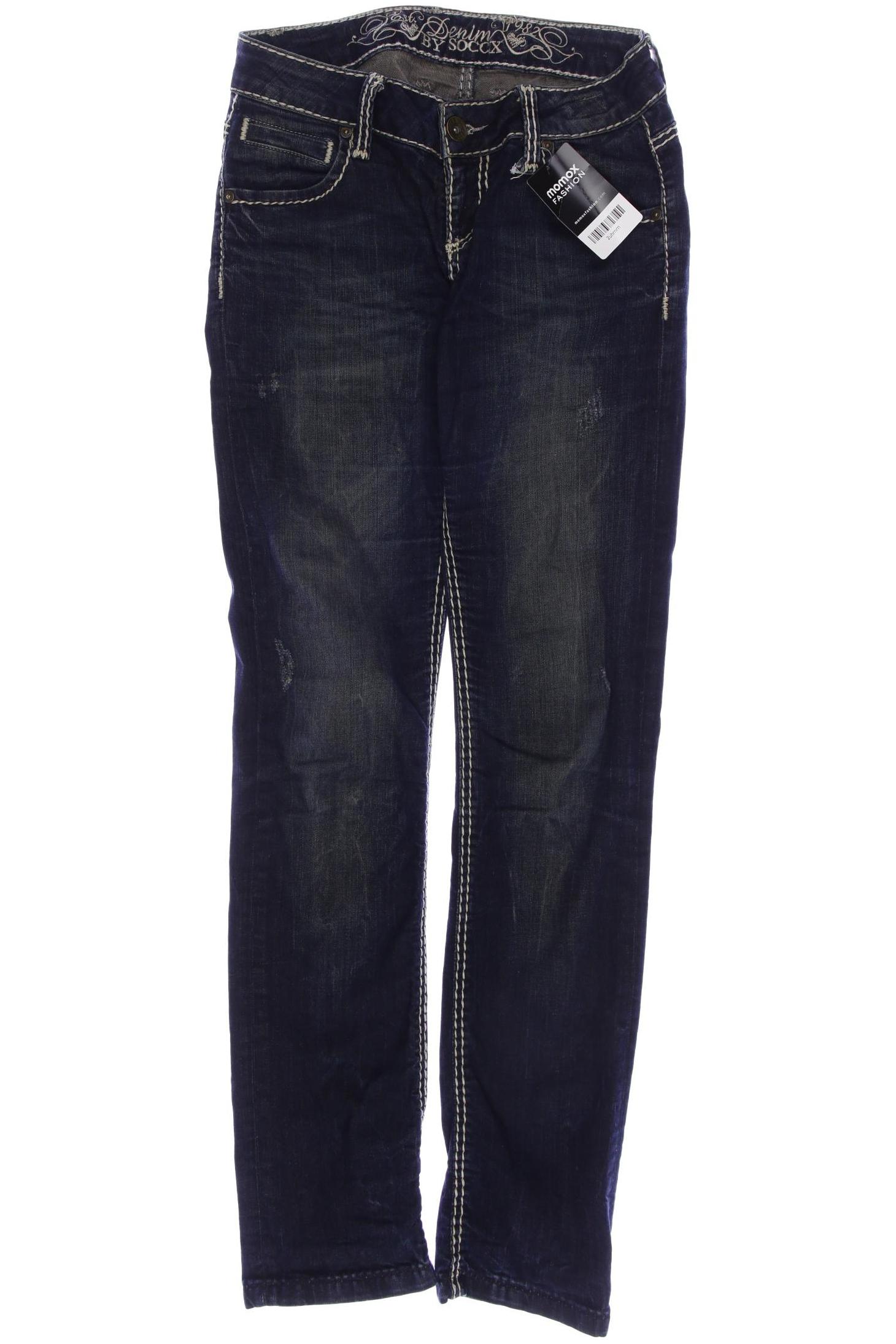 SOCCX Damen Jeans, marineblau von SOCCX