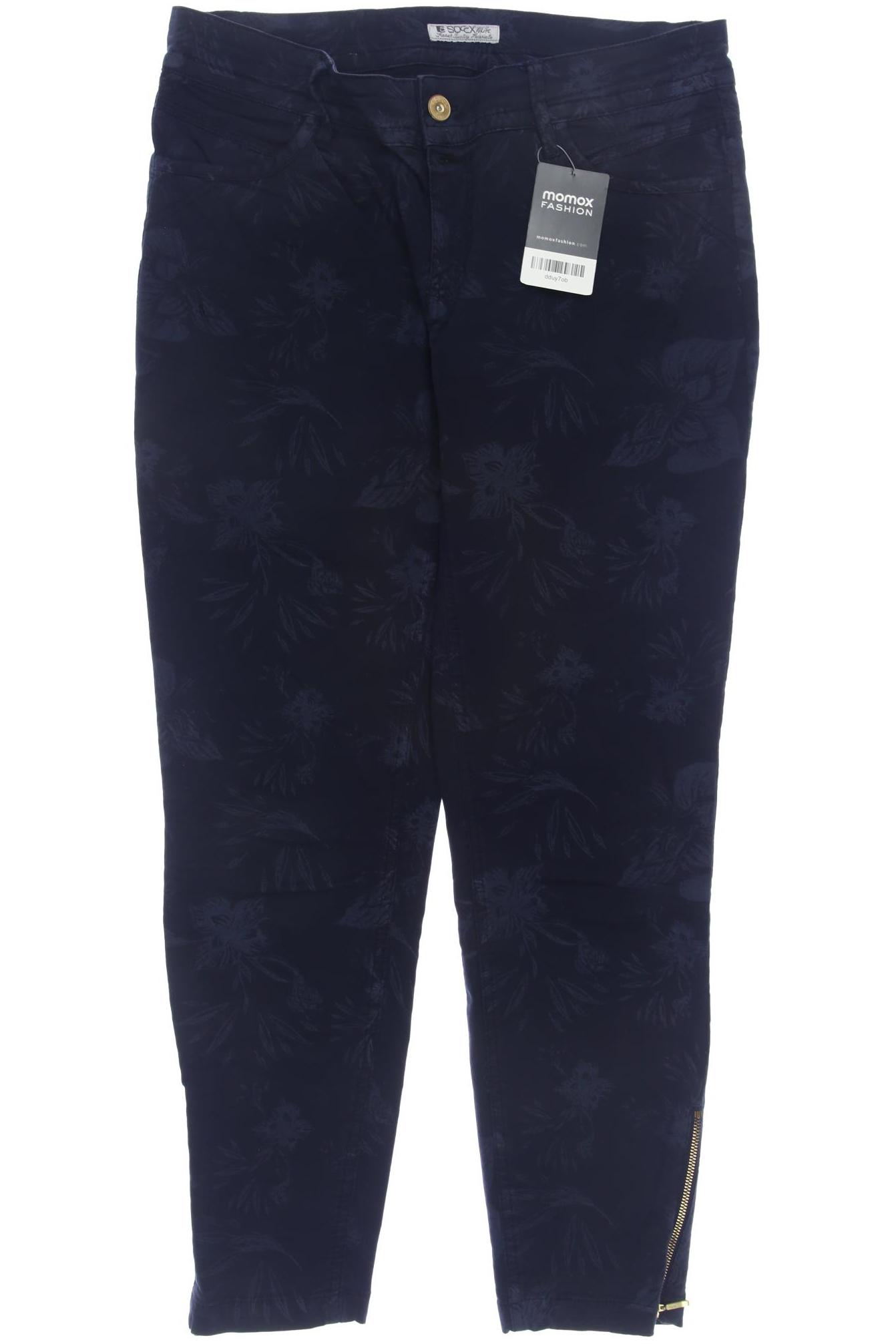 SOCCX Damen Jeans, marineblau von SOCCX