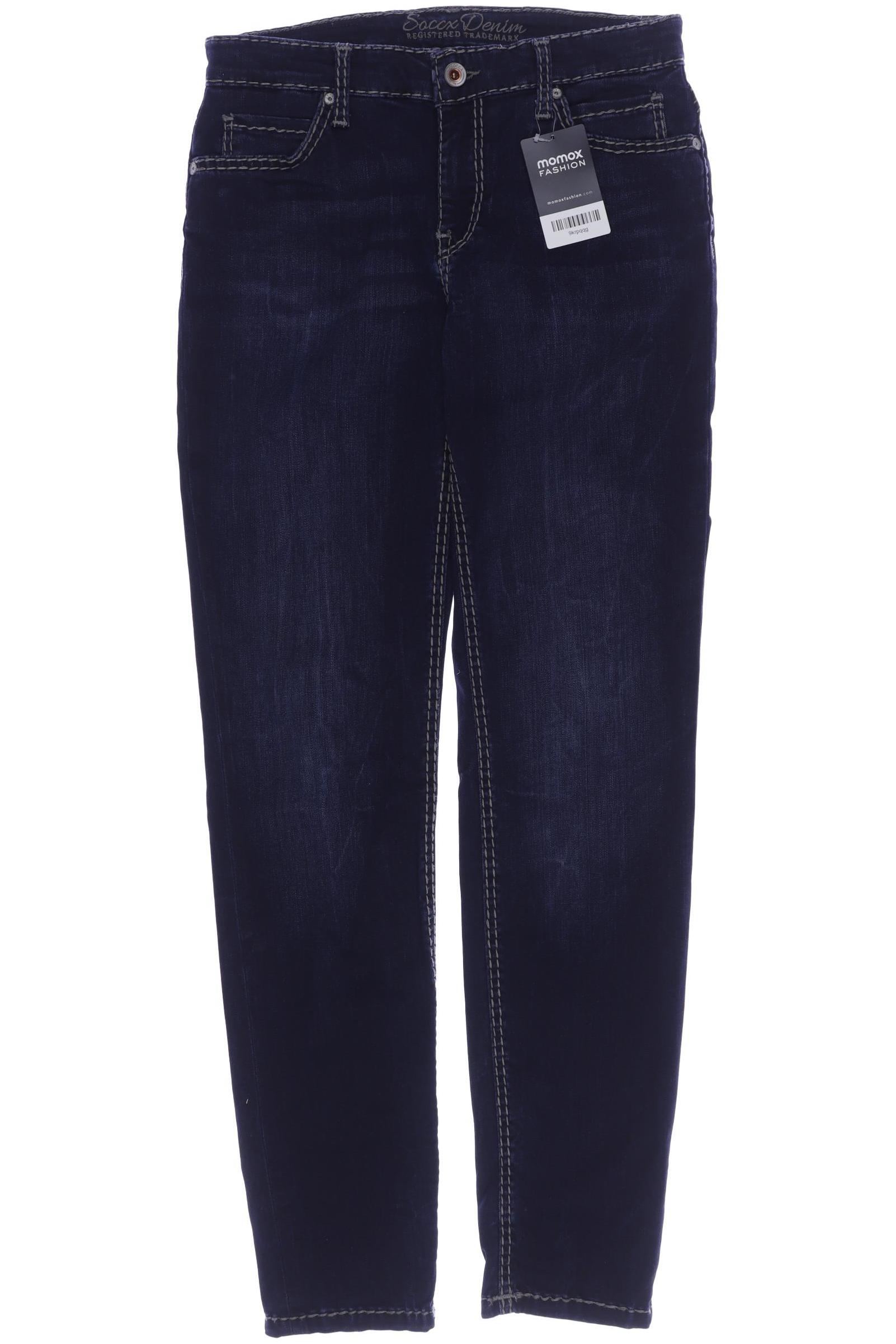 SOCCX Damen Jeans, marineblau von SOCCX