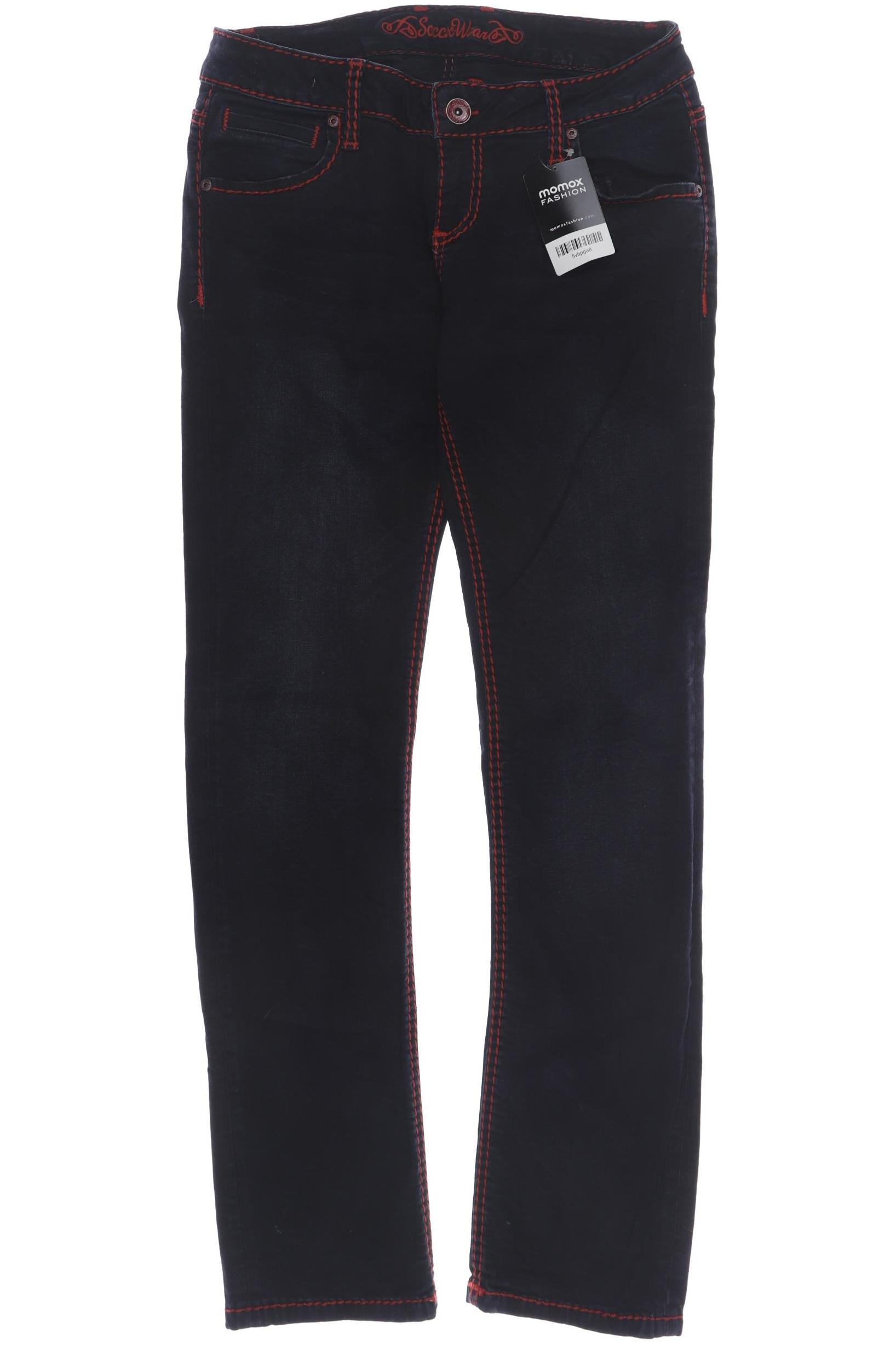 SOCCX Damen Jeans, marineblau von SOCCX