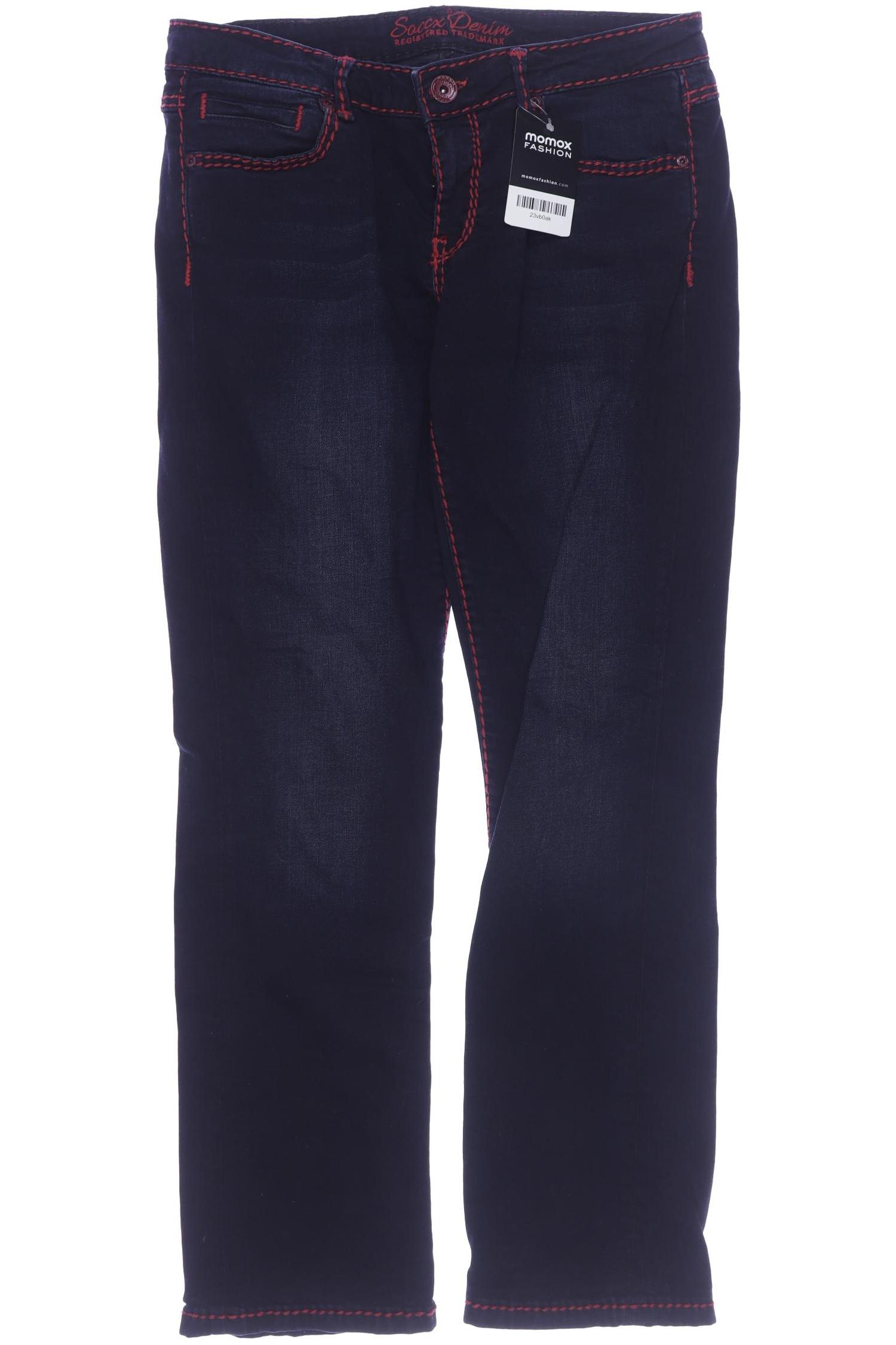 SOCCX Damen Jeans, marineblau von SOCCX