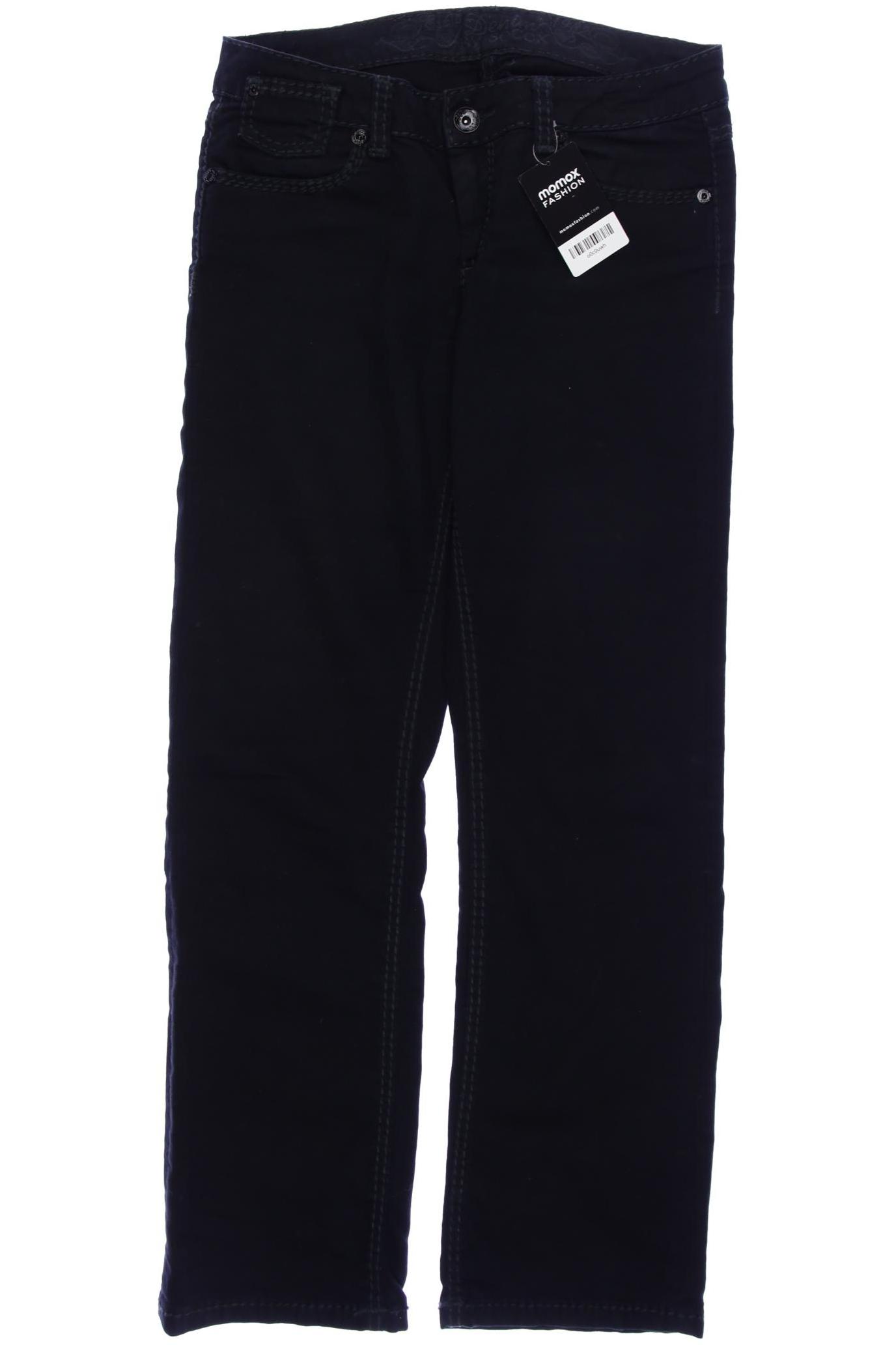 SOCCX Damen Jeans, schwarz von SOCCX