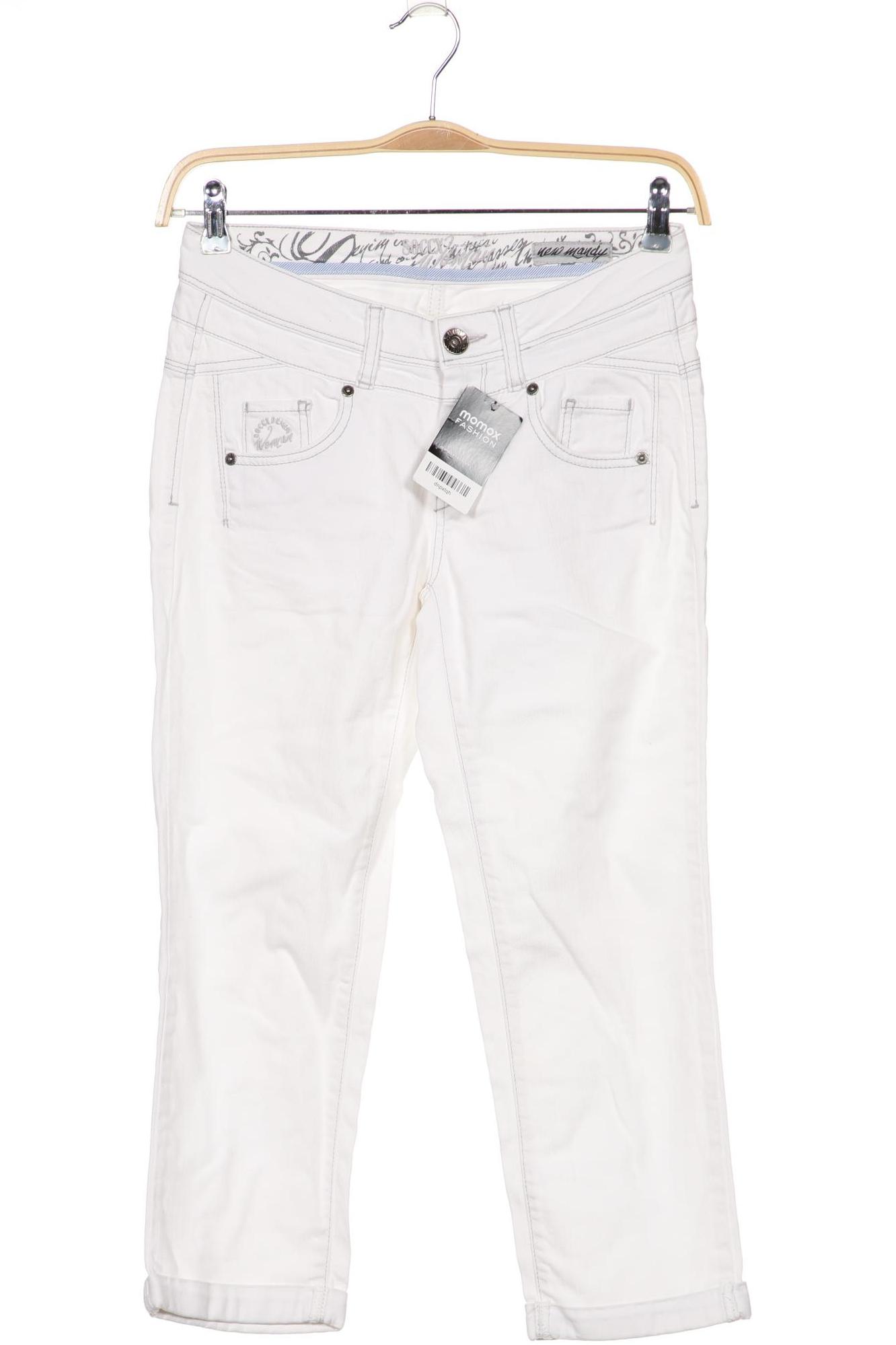 SOCCX Damen Jeans, weiß von SOCCX