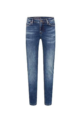 SOCCX Damen Jeans HE:DI Slim Fit Blue Used 26 32 von SOCCX