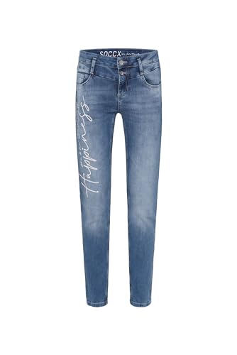 SOCCX Damen Jeans KA:RA mit Artwork Sun Bleached 26 30 von SOCCX