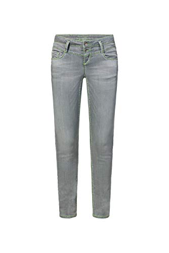 SOCCX Damen Jeans KA:RA Slim Fit Light Grey Used 27 32 von SOCCX