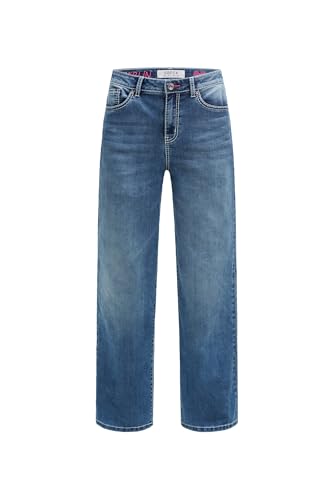 SOCCX Damen Jeans NA:DI Regular Fit Saltwater Blue, 32 von SOCCX