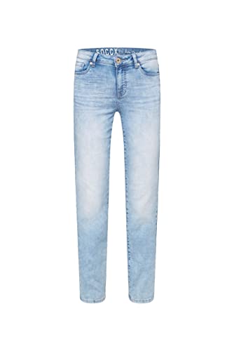 SOCCX Damen Jeans RO:My aus Sweatmaterial Jogg Bleached Blue 31" "32 von SOCCX