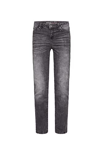 SOCCX Damen Jeans RO:My mit Bleaching-Effekten Grey Used 34 30 von SOCCX