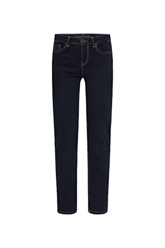 SOCCX Damen Jeans RO:My mit geradem Bein Blue Black 30 36 von SOCCX