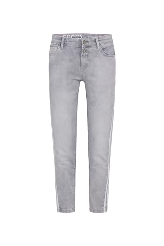 SOCCX Damen Jeans SU:SI mit Streifen an den Seiten Light Grey 28 von SOCCX