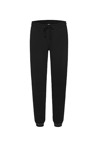 SOCCX Damen Jogginghose mit Logo-Bündchen Black, L von SOCCX