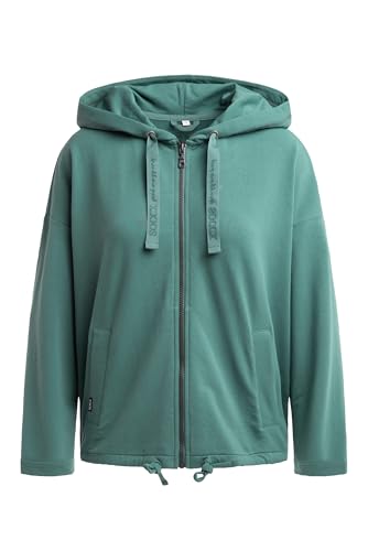 SOCCX Damen Kapuzensweatjacke mit Rücken-Print Topaz, XL von SOCCX