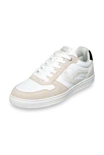 SOCCX Damen Retro Sneaker mit Artwork an der Seite White 41 SOCCX Damen Retro Sneaker mit Artwork an der Seite White 41 von SOCCX