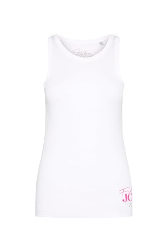 SOCCX Damen Ripptop mit Rücken-Artwork Opticwhite, M SOCCX Damen Ripptop mit Rücken-Artwork Opticwhite, M von SOCCX