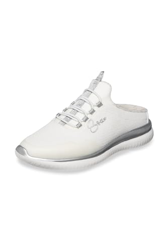 SOCCX Damen Slip On Sneaker mit Meshstruktur White 37 von SOCCX