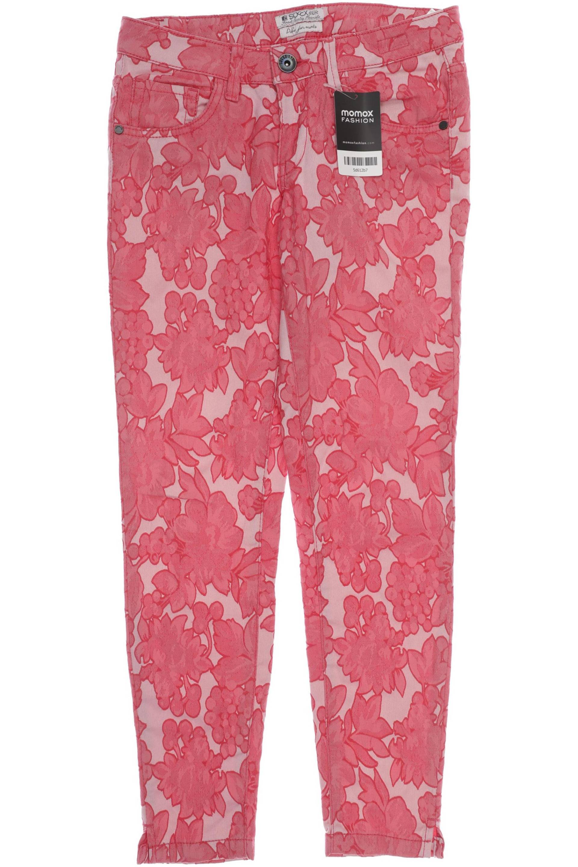 SOCCX Damen Stoffhose, pink von SOCCX