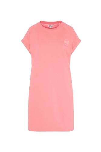 SOCCX Damen Sweatkleid mit Turn-Up-Ärmeln Peachy Rose Xs von SOCCX