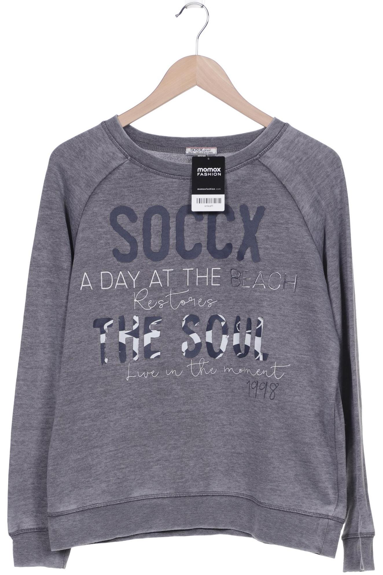 SOCCX Damen Sweatshirt, grau von SOCCX