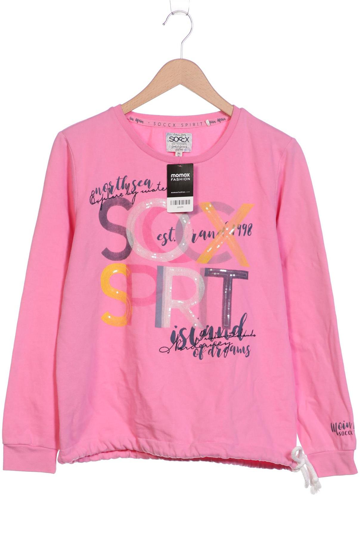 SOCCX Damen Sweatshirt, pink von SOCCX