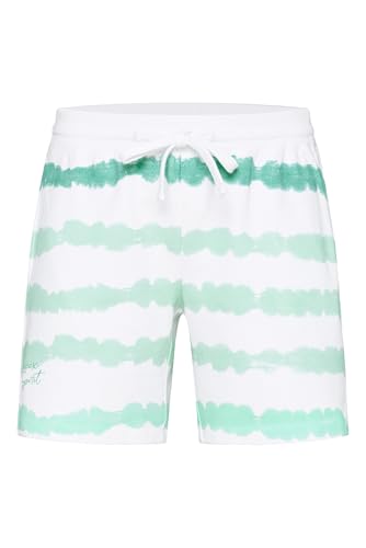 SOCCX Damen Sweatshorts mit Streifen im Batik-Look Opticwhite, Xs SOCCX Damen Sweatshorts mit Streifen im Batik-Look Opticwhite, Xs von SOCCX