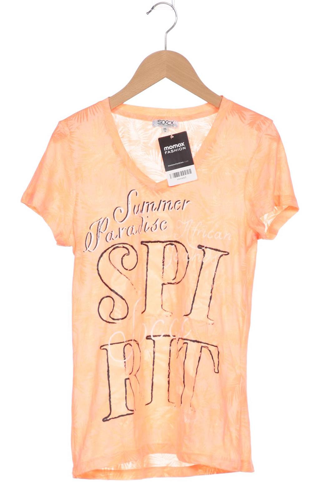 SOCCX Damen T-Shirt, orange von SOCCX