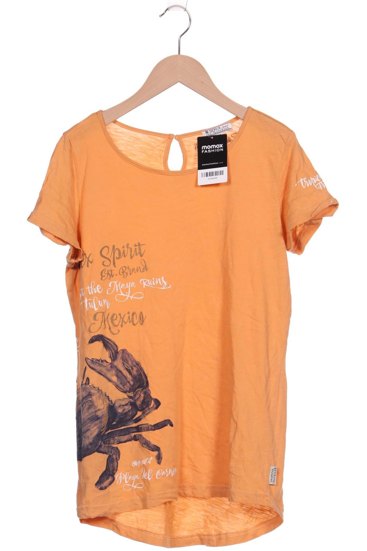 SOCCX Damen T-Shirt, orange von SOCCX