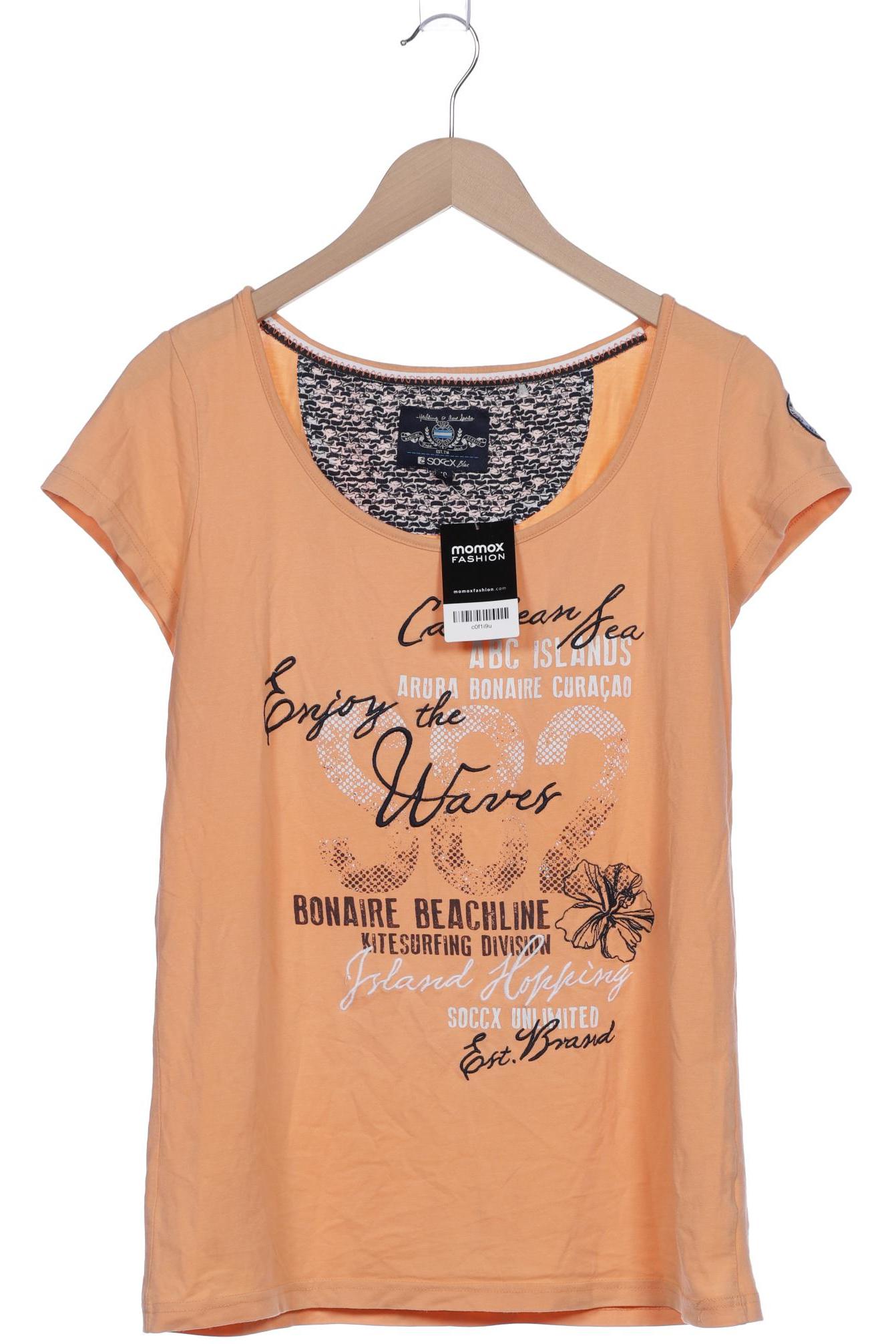 SOCCX Damen T-Shirt, orange von SOCCX