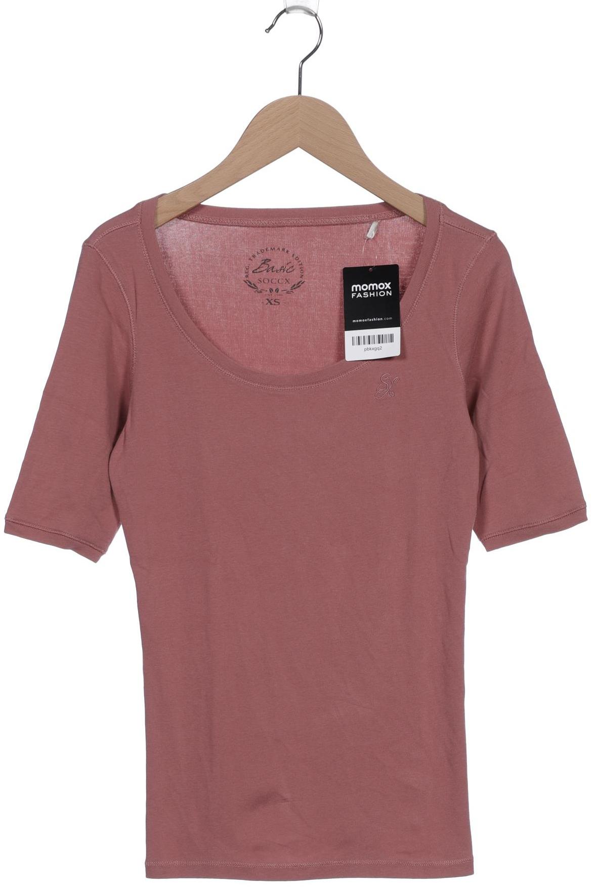 Soccx Damen T-Shirt, pink, Gr. 34 von SOCCX