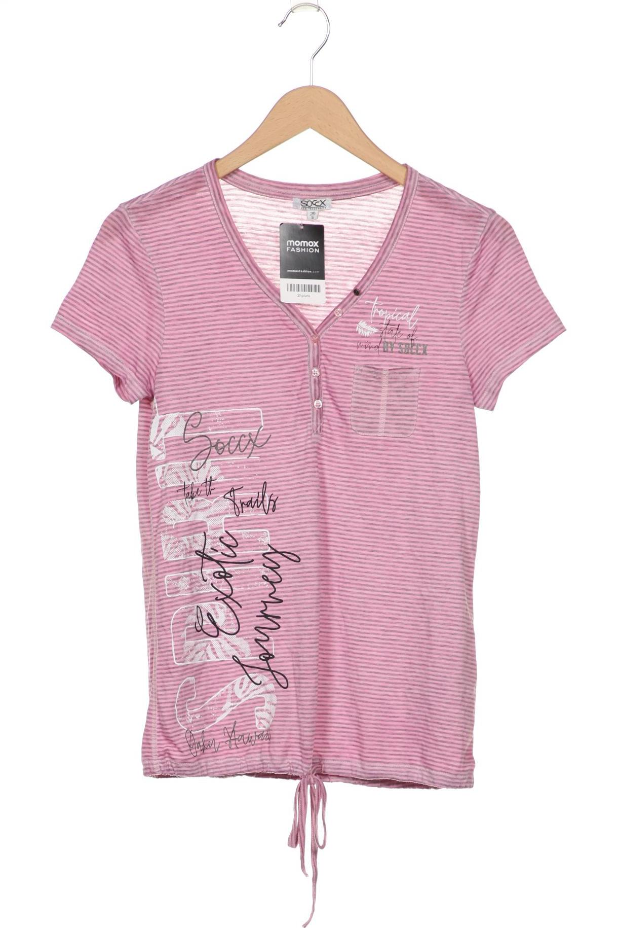 SOCCX Damen T-Shirt, pink von SOCCX