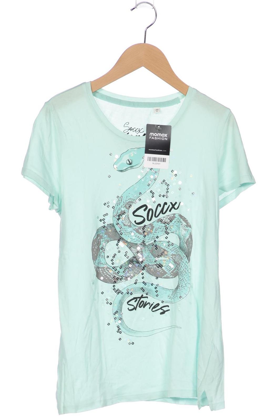 SOCCX Damen T-Shirt, türkis von SOCCX