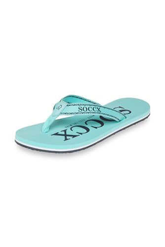 SOCCX Damen Zehentrenner Beach Sandale mit Logo Design Aqua Splash 38 SOCCX Damen Zehentrenner Beach Sandale mit Logo Design Aqua Splash 38 von SOCCX
