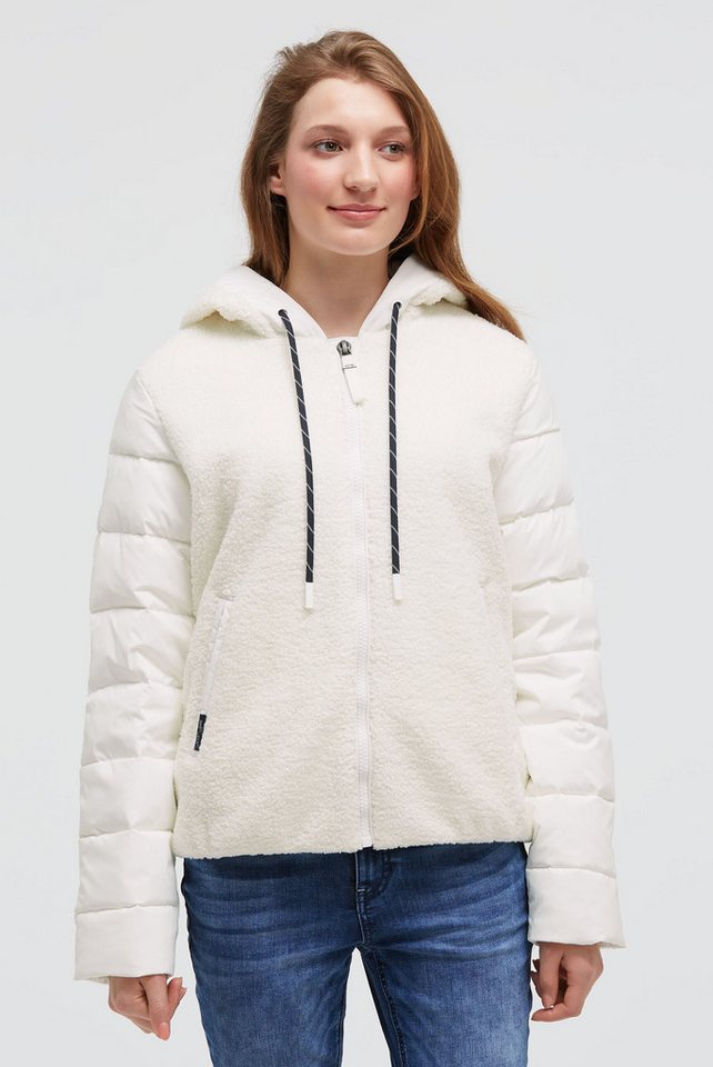 SOCCX Fleecejacke mit Windbreaker-Bündchen von SOCCX