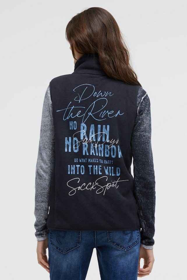 SOCCX Fleeceweste mit Brusttasche von SOCCX