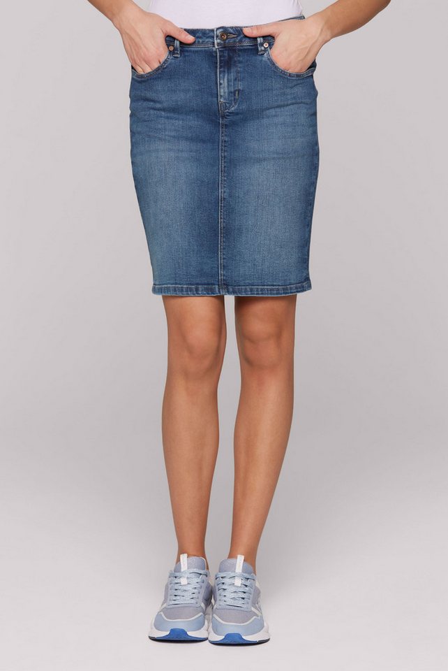 SOCCX Jeansrock mit Gehschlitz von SOCCX