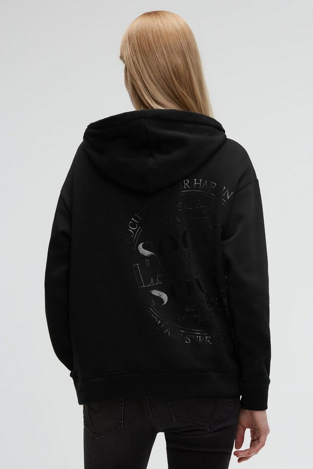 SOCCX Kapuzensweatjacke mit Glitzersteinchen von SOCCX