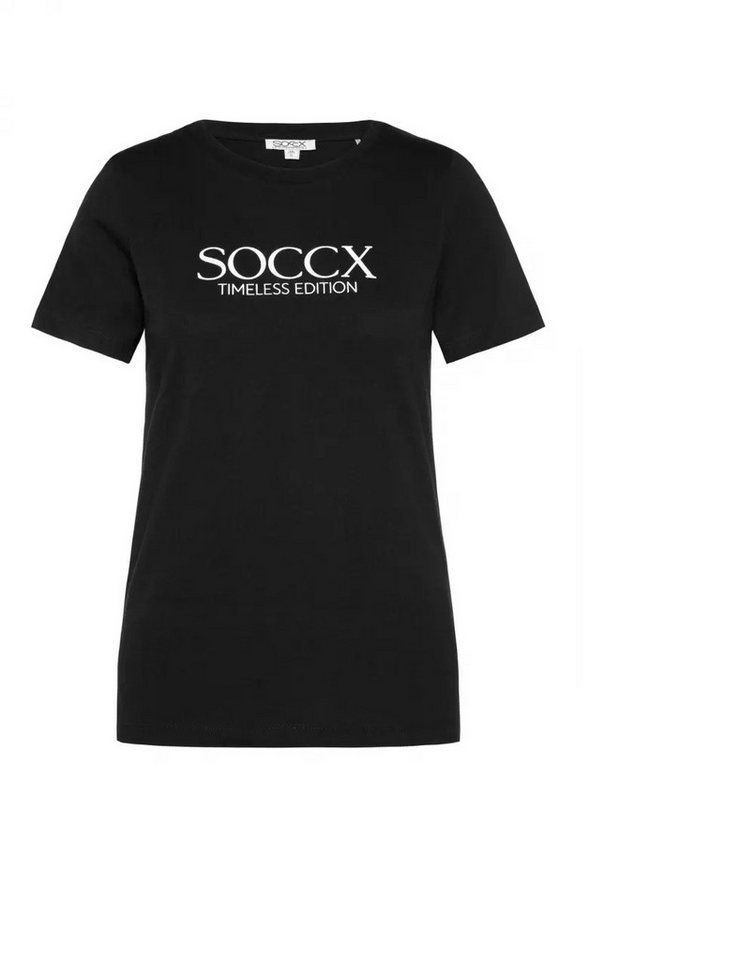 SOCCX Kurzarmshirt Basic T-Shirt mit Logo von SOCCX