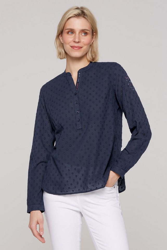 SOCCX Langarmbluse im Turn-Up-Look von SOCCX