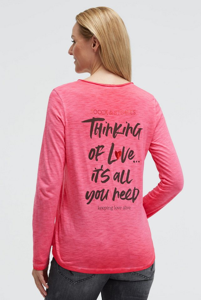 SOCCX Langarmshirt mit Brusttasche von SOCCX