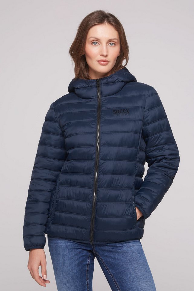 SOCCX Outdoorjacke mit elastischem Saumabschluss von SOCCX