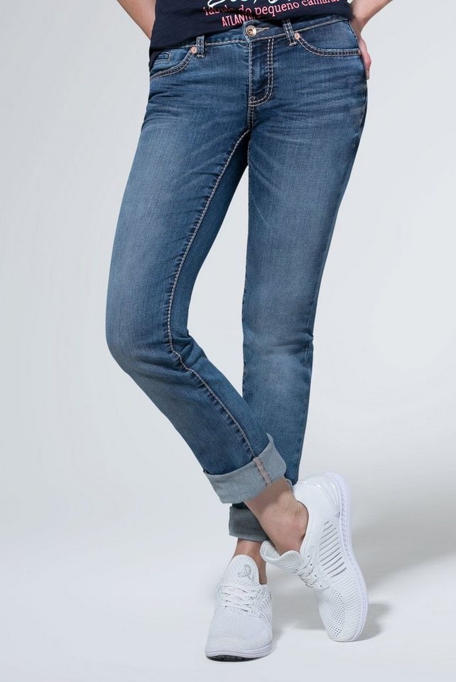 SOCCX Regular-fit-Jeans mit Turn-Up Saum von SOCCX
