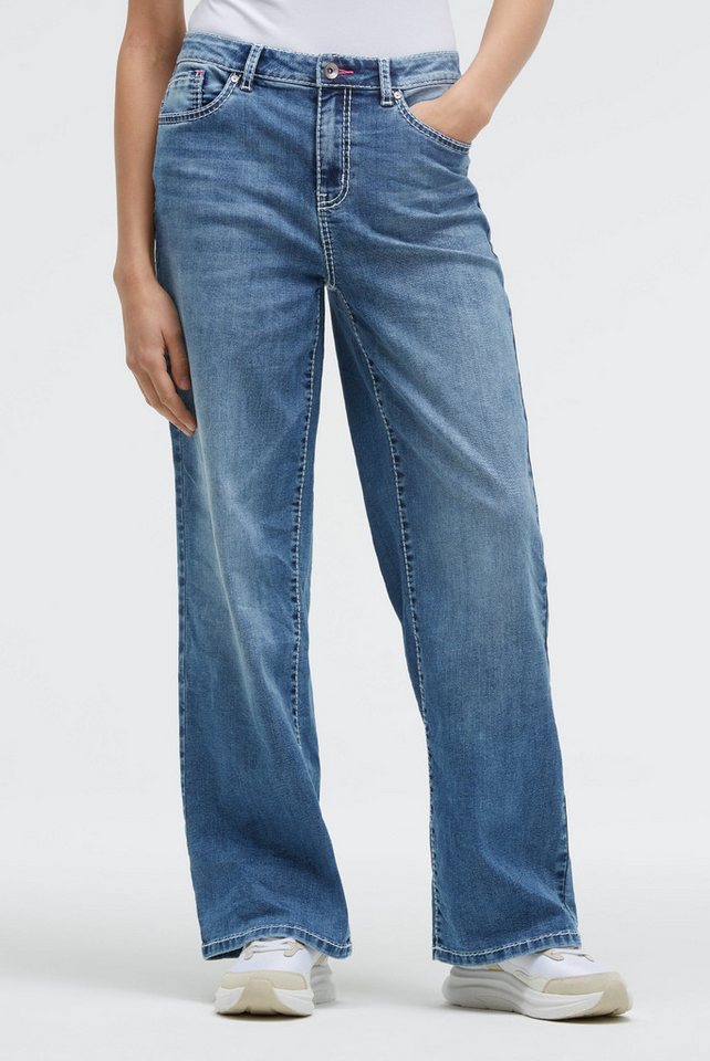 SOCCX Regular-fit-Jeans mit breiten Nähten von SOCCX