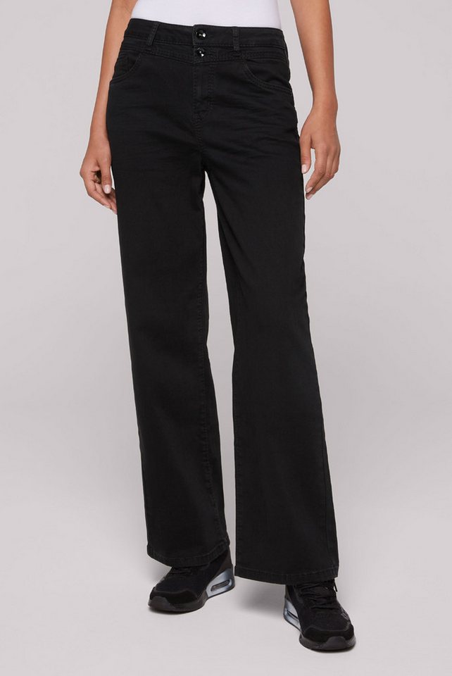 SOCCX Regular-fit-Jeans mit hoher Leibhöhe von SOCCX