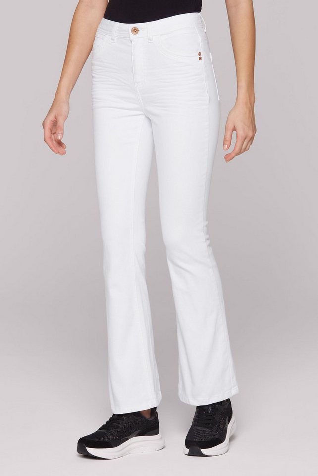 SOCCX Regular-fit-Jeans mit hoher Leibhöhe von SOCCX