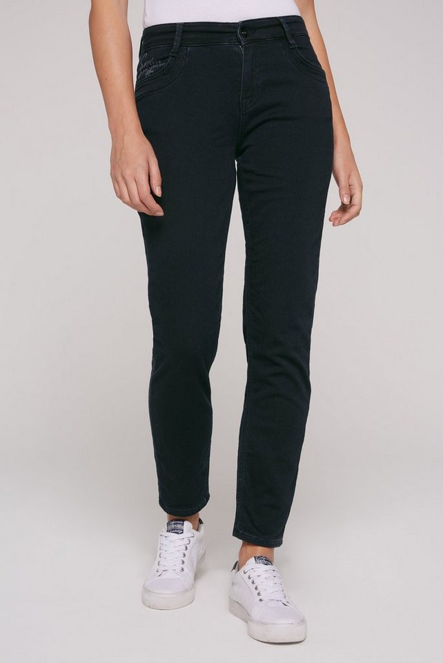 SOCCX Regular-fit-Jeans mit verkürztem Bein von SOCCX