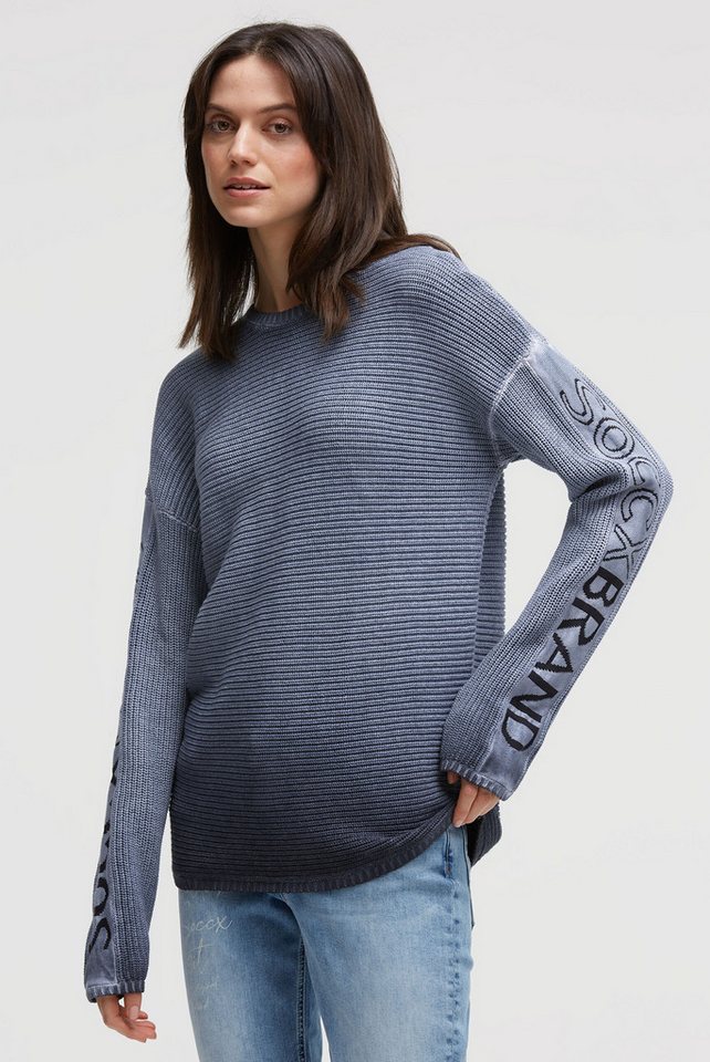 SOCCX Rundhalspullover aus Baumwolle von SOCCX