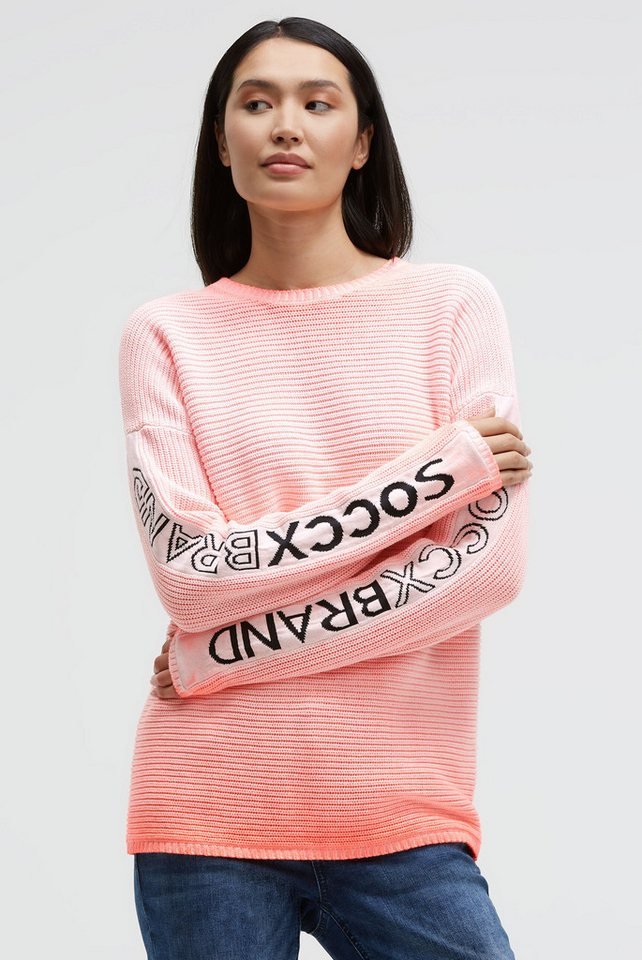 SOCCX Rundhalspullover aus Baumwolle von SOCCX